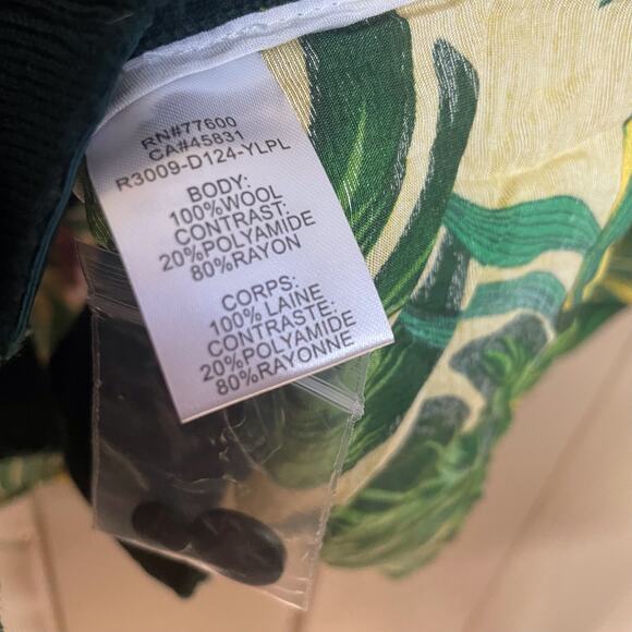 Sandrine Rose Palmtree Cardigan XS new with tags - Picture 3 of 3